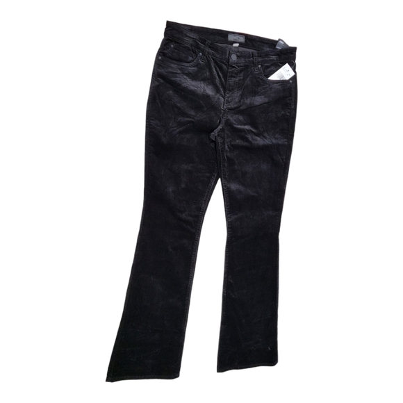 Kut From The Kloth Karen Baby Bootcut  Corduroy black pants /plus size / streach - Picture 4 of 7